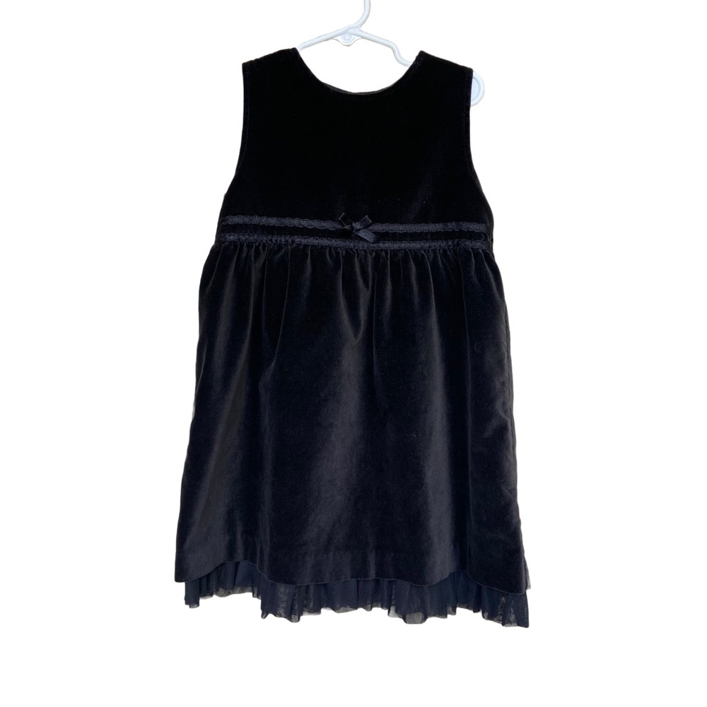 Black Velvet dress size 5T